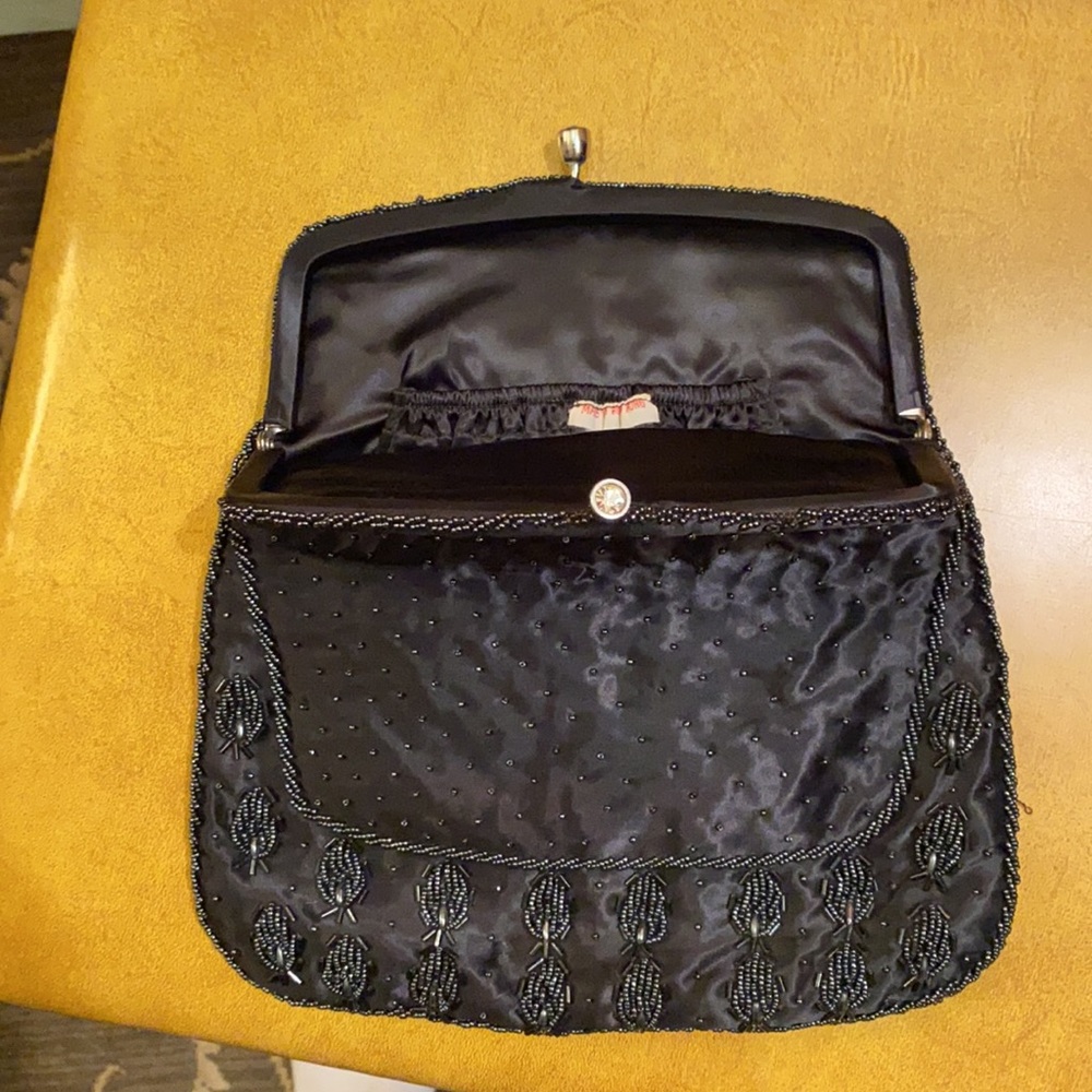 Vintage midnight blue evening bag
